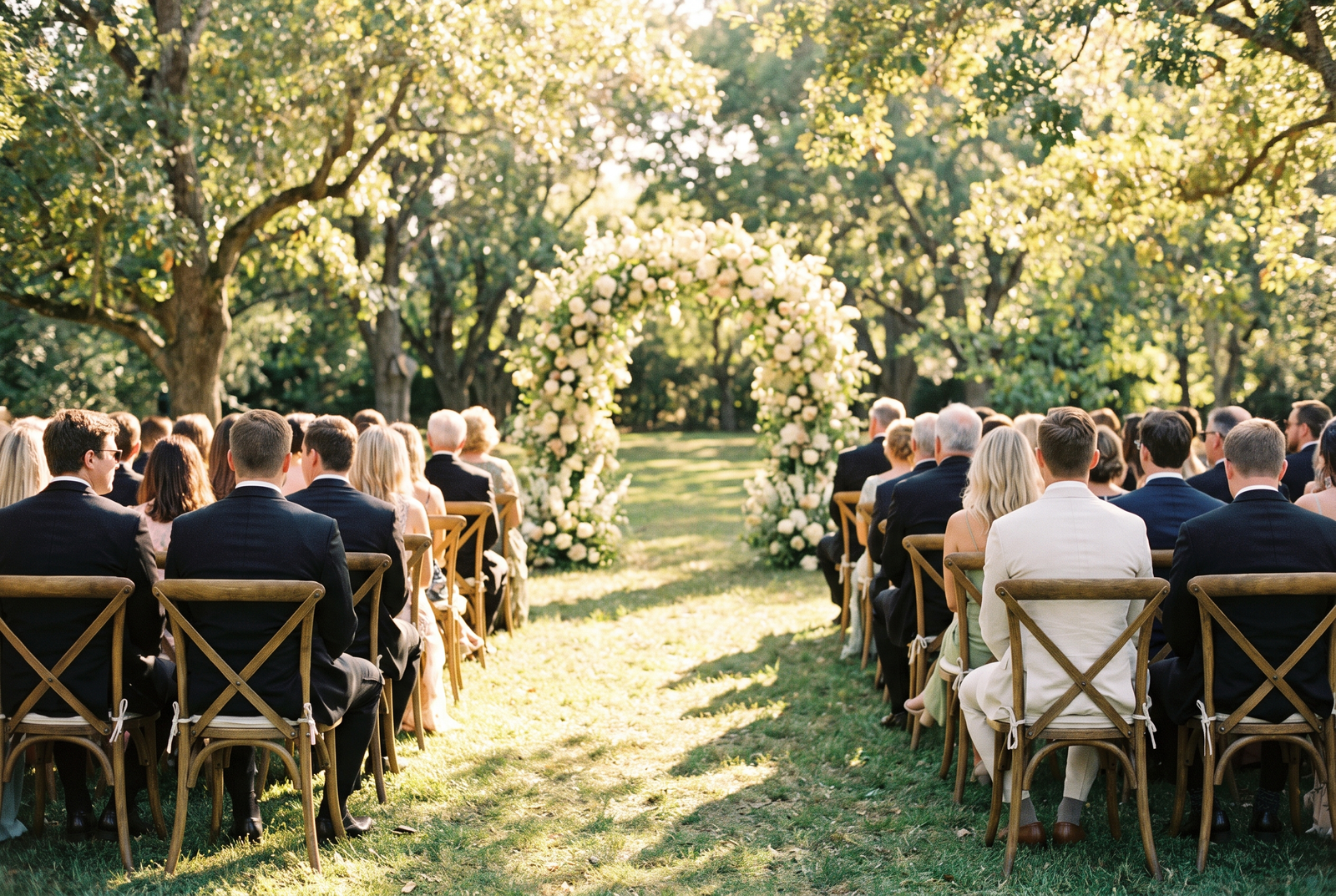 Wedding ceremony aisle
